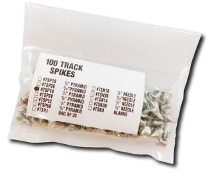 10 Seconds® Track Spikes Bulk | 1/2" Pyramid
