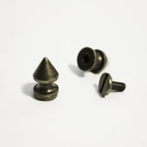 1/2" Black Screwback Tree Spikes (10-pack)