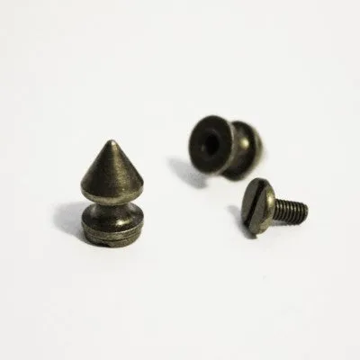 1/2" Black Screwback Tree Spikes (10-pack)