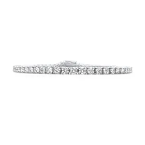 14k White Gold Diamond Tennis Bracelet 7.62 ctw