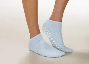 Alba Care-Steps Slippers Slipper Adult Med Blu Dbltread 4Dz/Cs