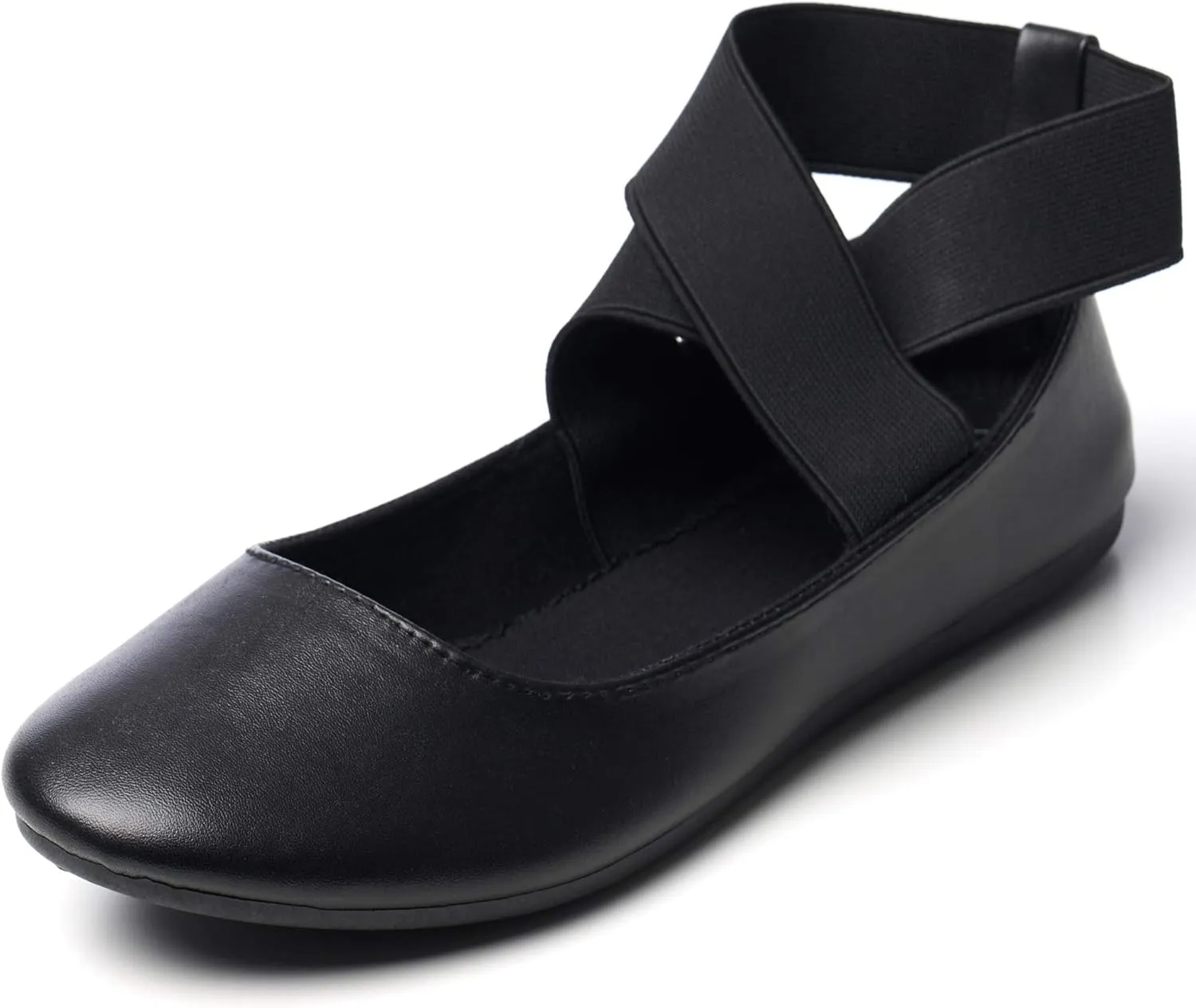Alpine Swiss Peony Womens Ballet Flats Elastic Ankle Strap Shoes Slip On Loafers - Order 1 Size up Runs Small