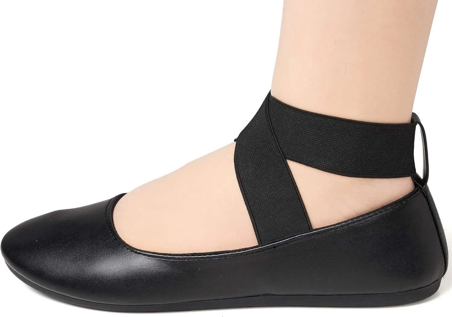 Alpine Swiss Peony Womens Ballet Flats Elastic Ankle Strap Shoes Slip On Loafers - Order 1 Size up Runs Small