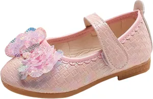 Baby Girl Moccasins Princess Sparkly Mary Jane Leather Loafers School Uniform Wedding Mary Jane Ideal Walking Shoes