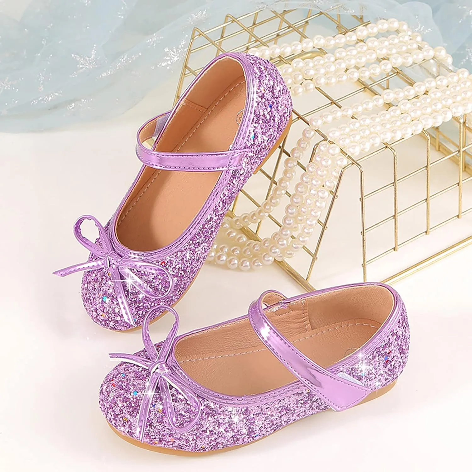 Baby Shoes Infant Baby Soft Sole Walking Shoes Bow Ballet Flats for Girl Wedding Birthday Party Oxford Shoes Loafers