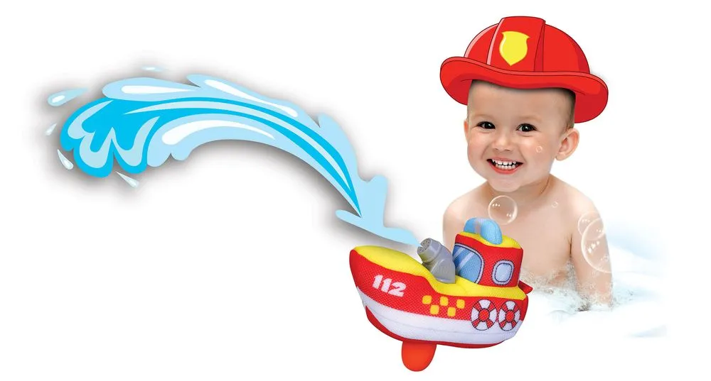 BB Junior Splash N Play Water Squirters Fire Boat