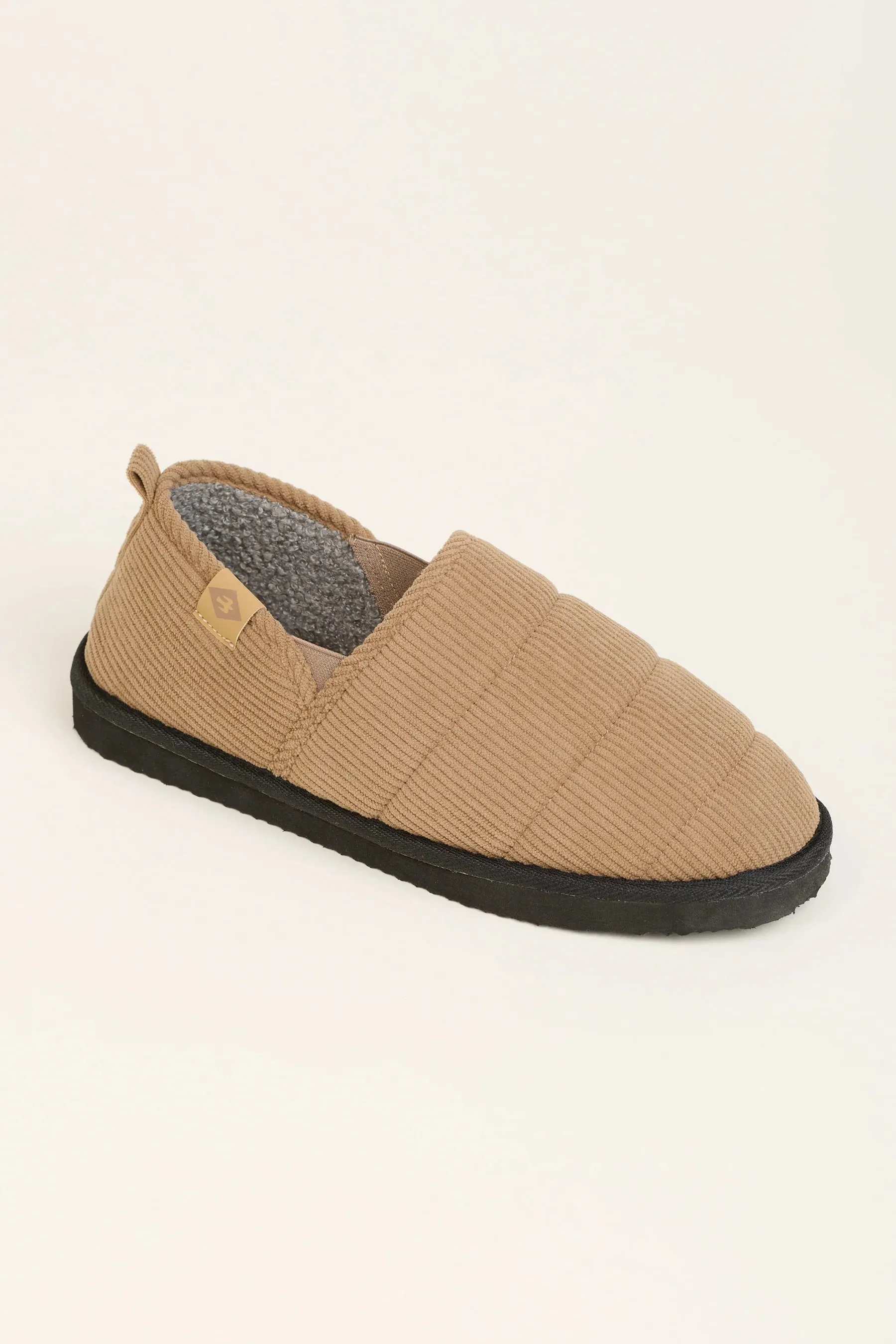 Brakeburn 12 Beige Cord Men's Slipper