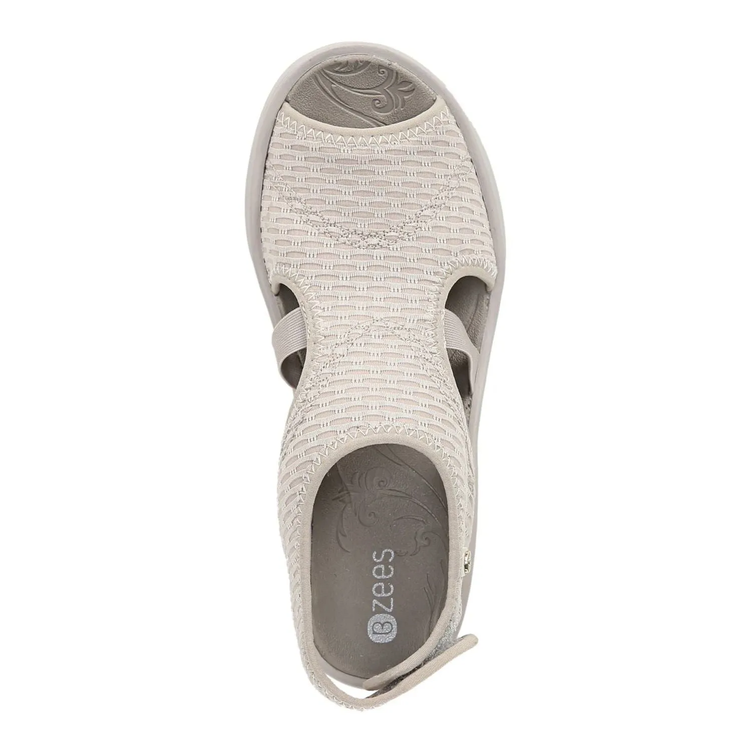 Bzees Dream Bzees Women's Washable Wedge Sandals, Black