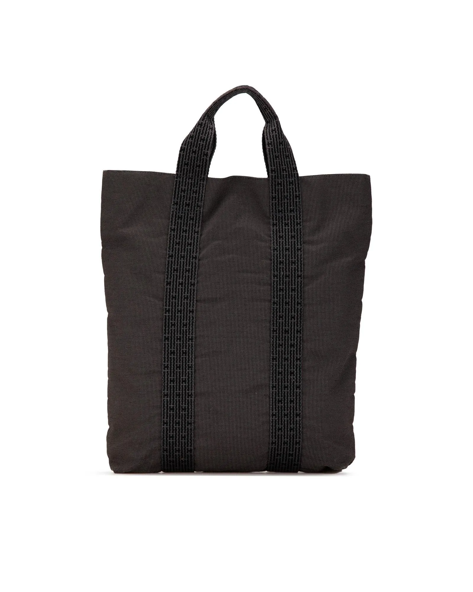 Canvas Tote Bag with Zipper Closure and Exterior Pockets