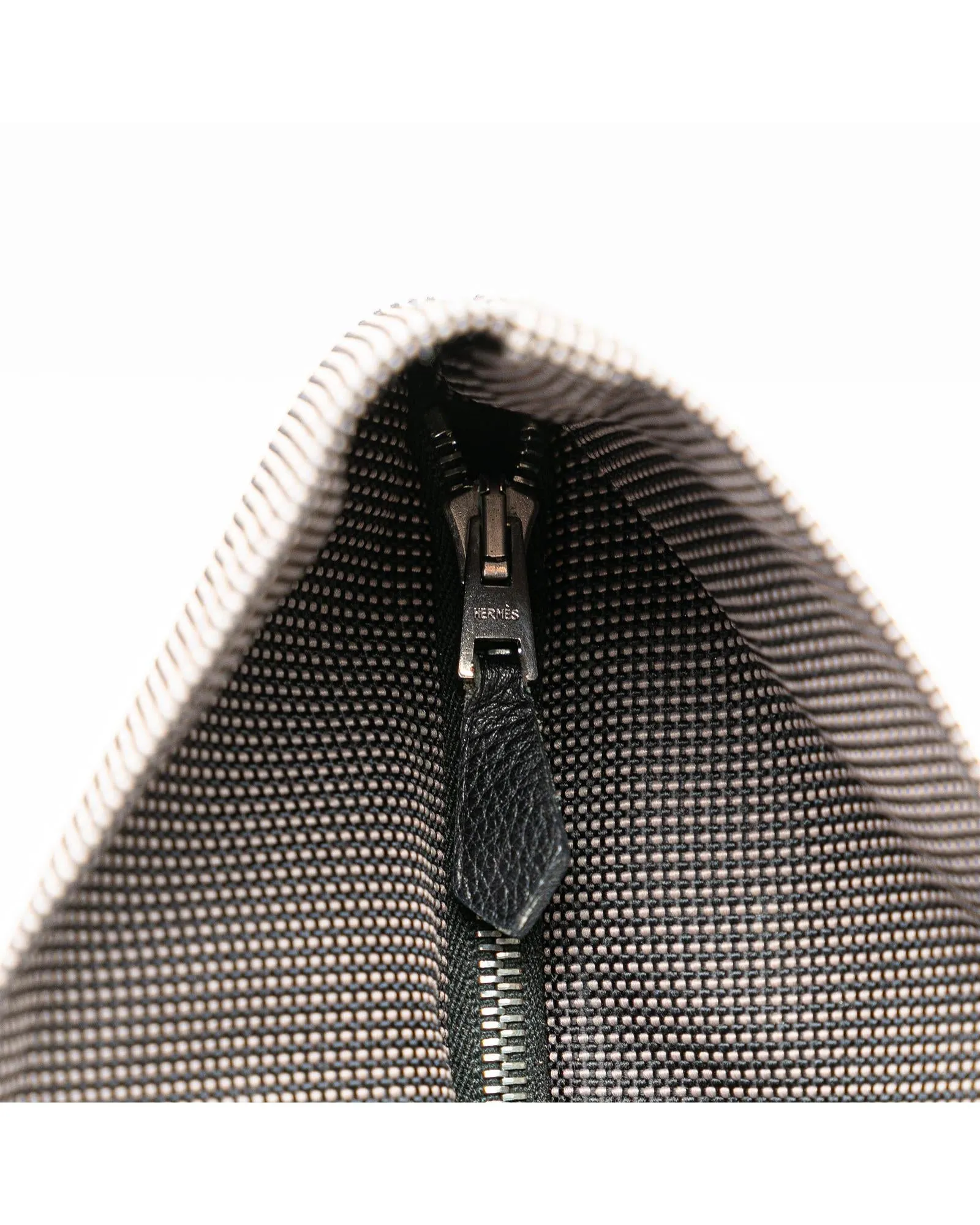 Canvas Tote Bag with Zipper Closure and Exterior Pockets