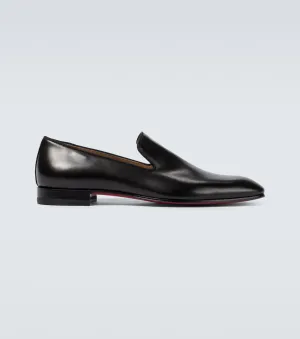 Christian Louboutin Dandelion Leather Loafers, Black
