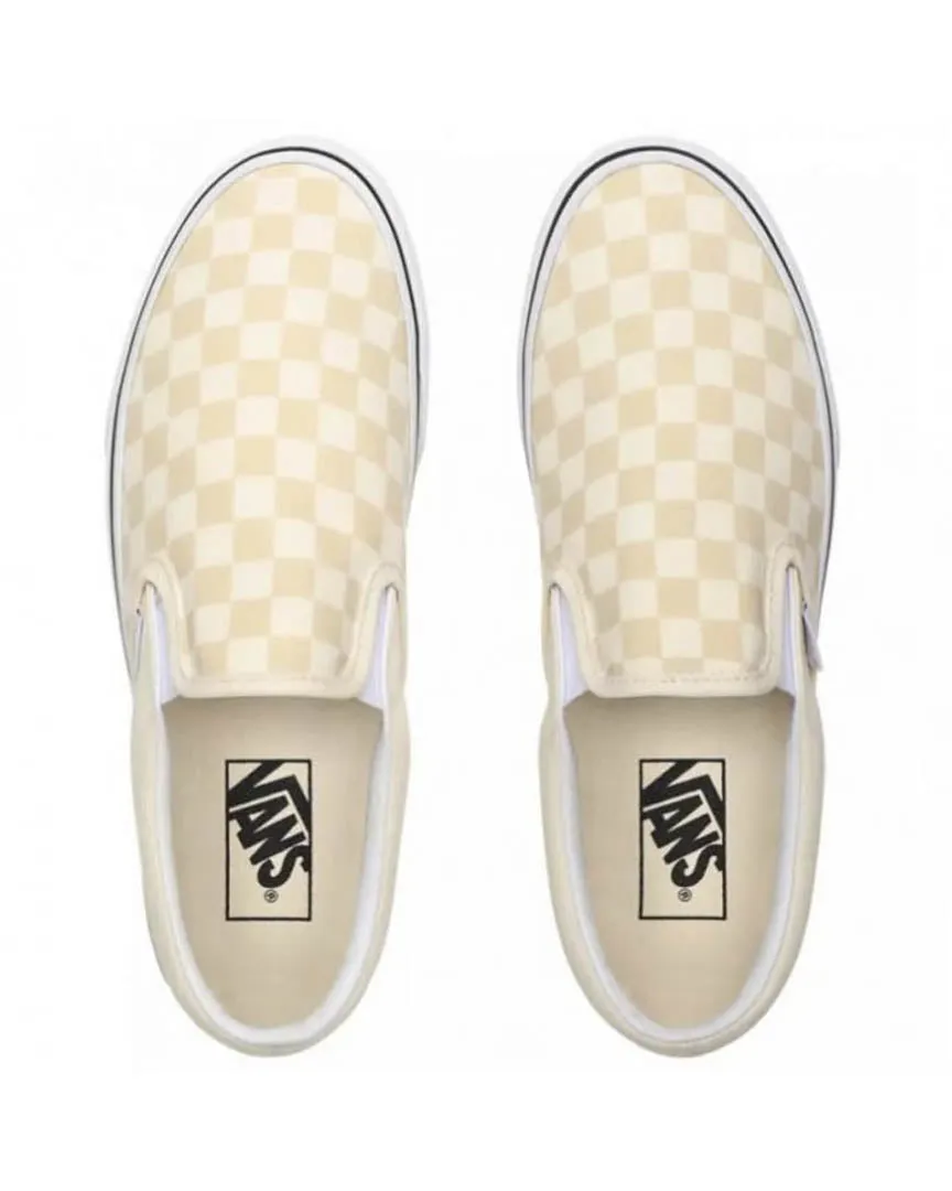 Classic Slip-On Checkerboard Cls White/True White