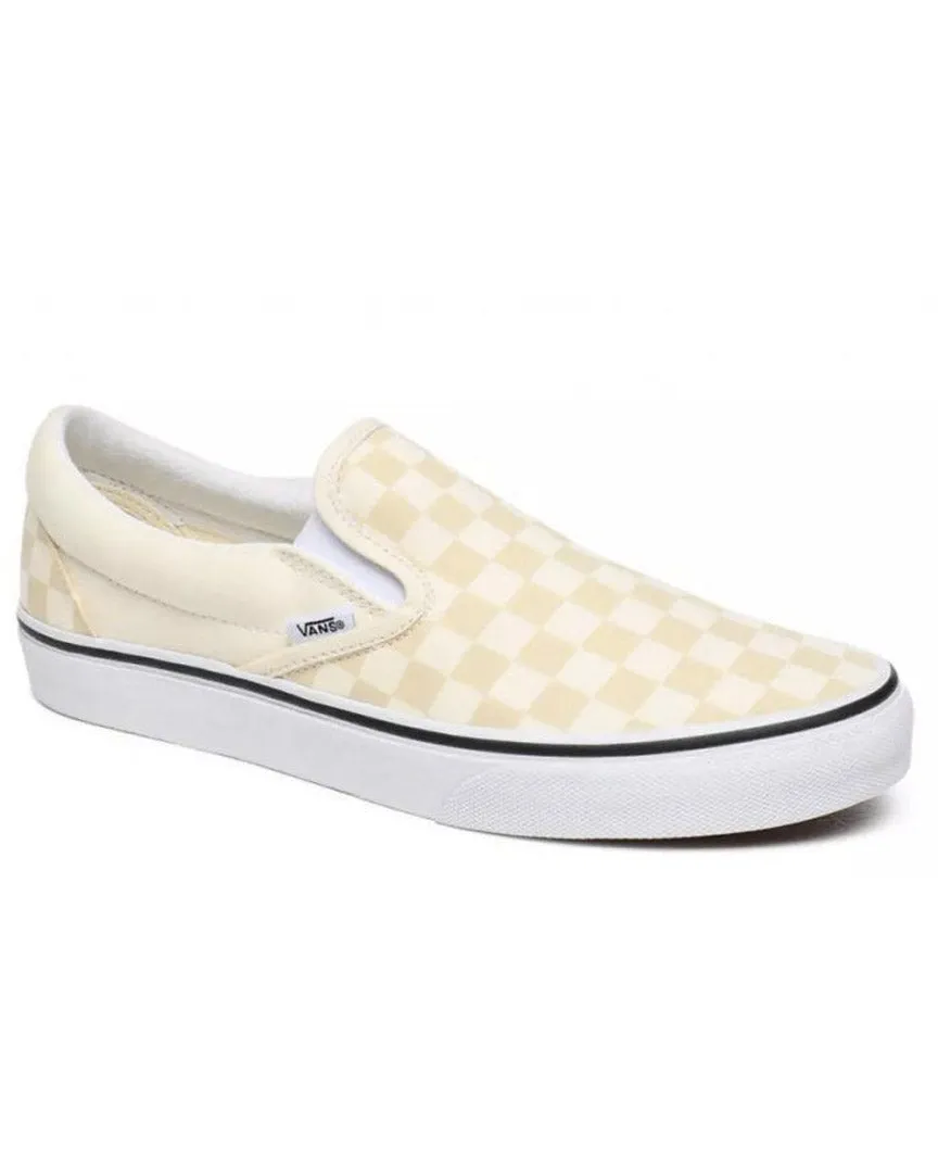 Classic Slip-On Checkerboard Cls White/True White