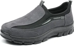 COSIDRAM Mens Casual Shoes Slip on Loafers Comfortable Non Slip Suede Driving Walking Shoes for Men