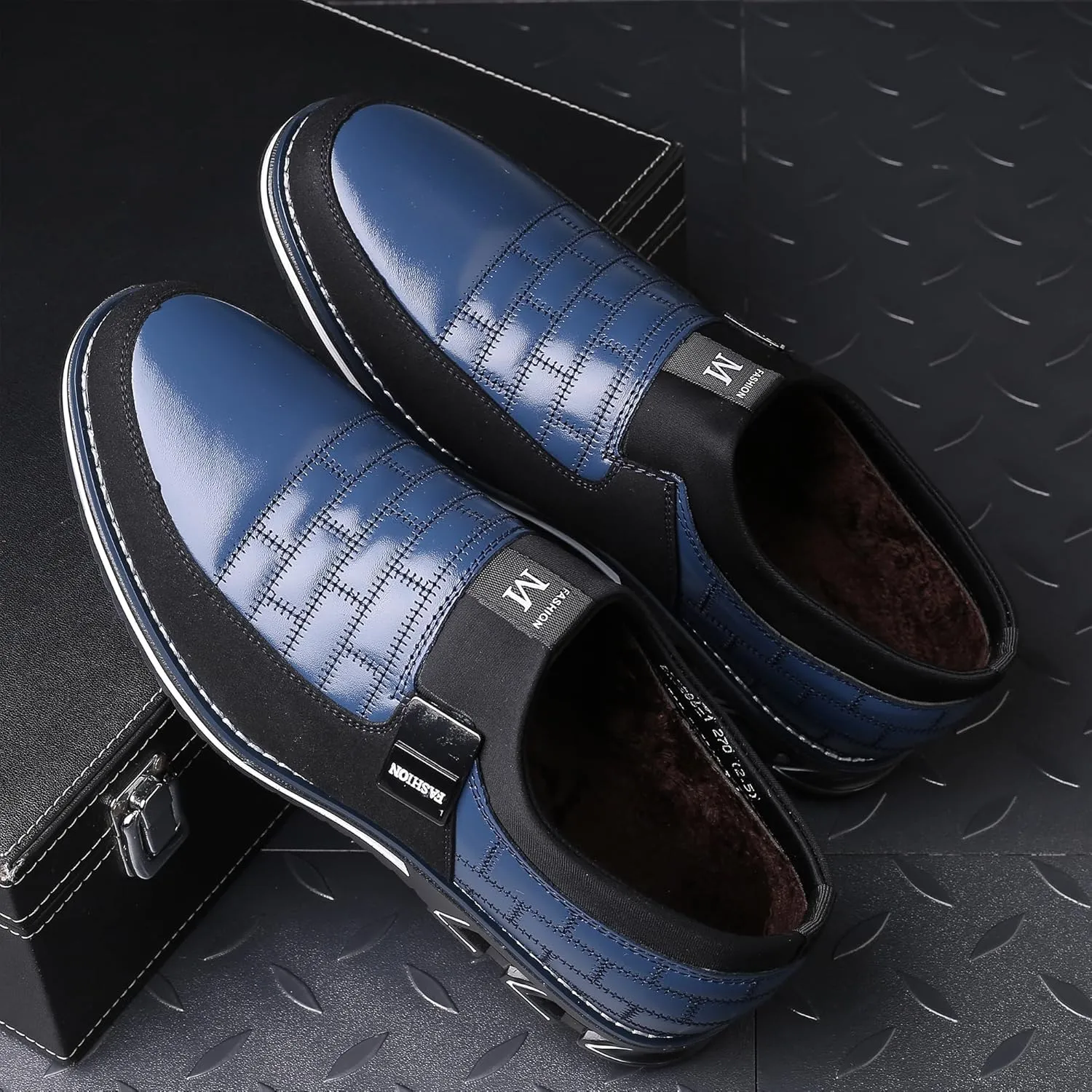 COSIDRAM Mens Casual Shoes Sneakers Loafers Comfort Walking Shoes for Male Business Work Office Dress
