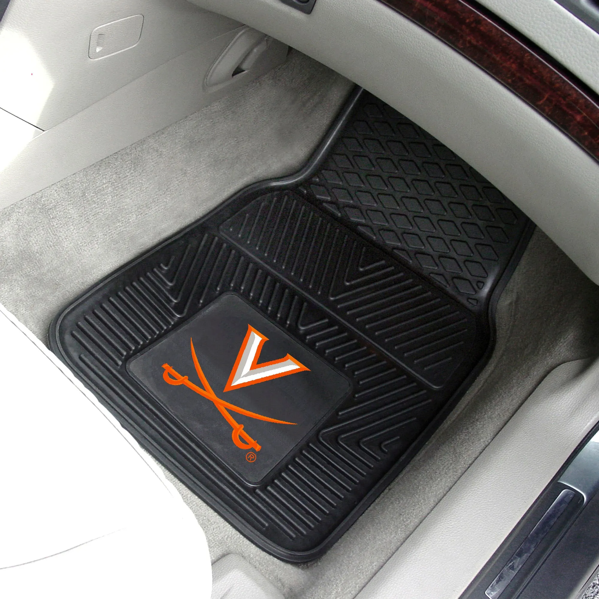 Fanmats Virginia Cavaliers Heavy Duty Car Mat Set - 2 Pieces