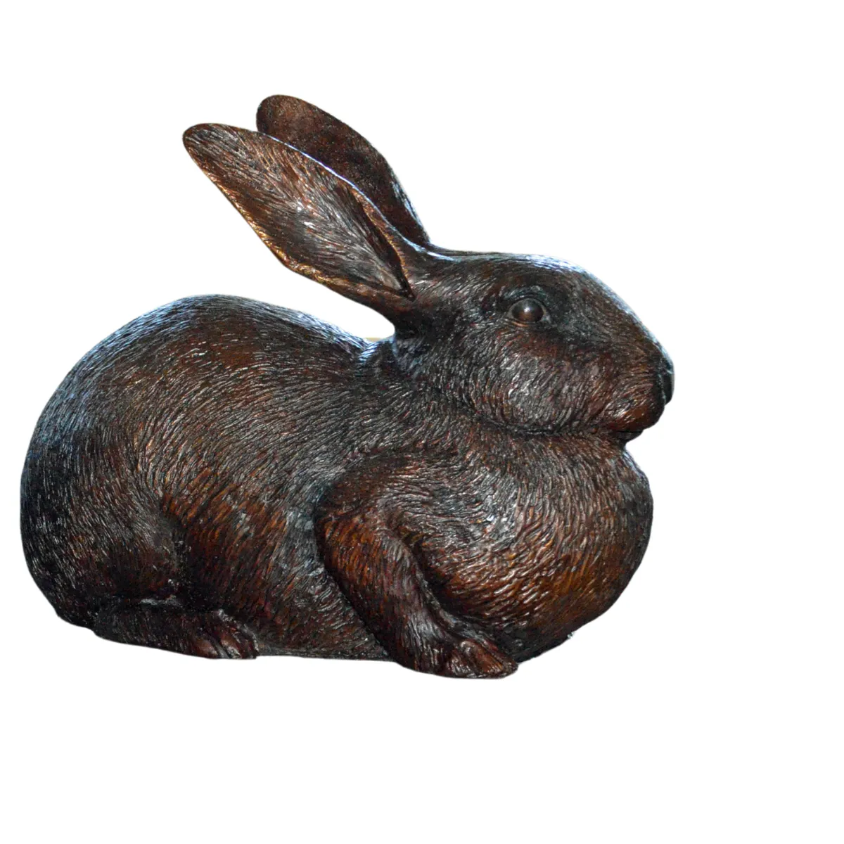 Furry Bunny Rabbit Statues