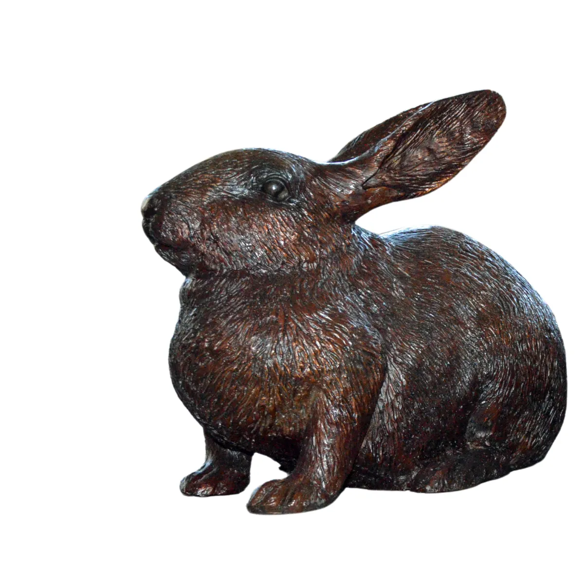 Furry Bunny Rabbit Statues