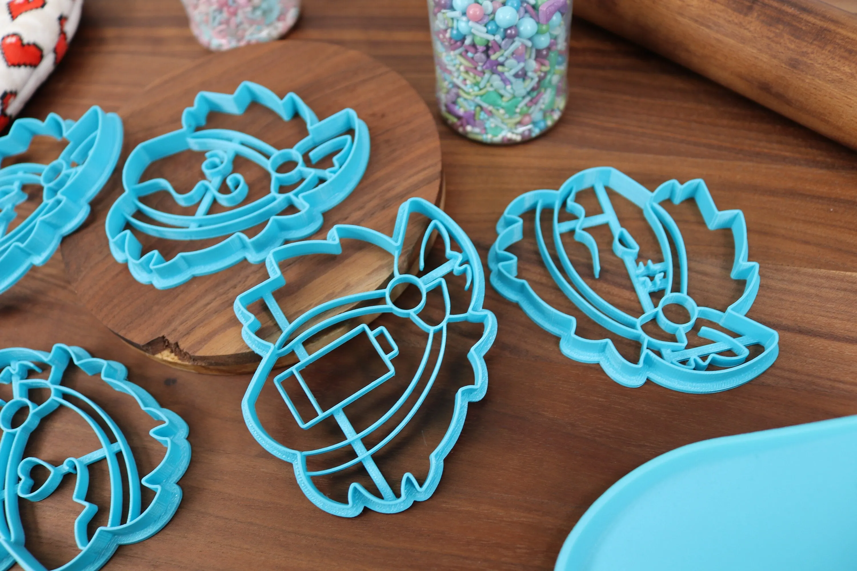 Furry Protogens Cookie Cutters - Protogen Emotions - Annoyed, Charged, Confused, Love, Smiling