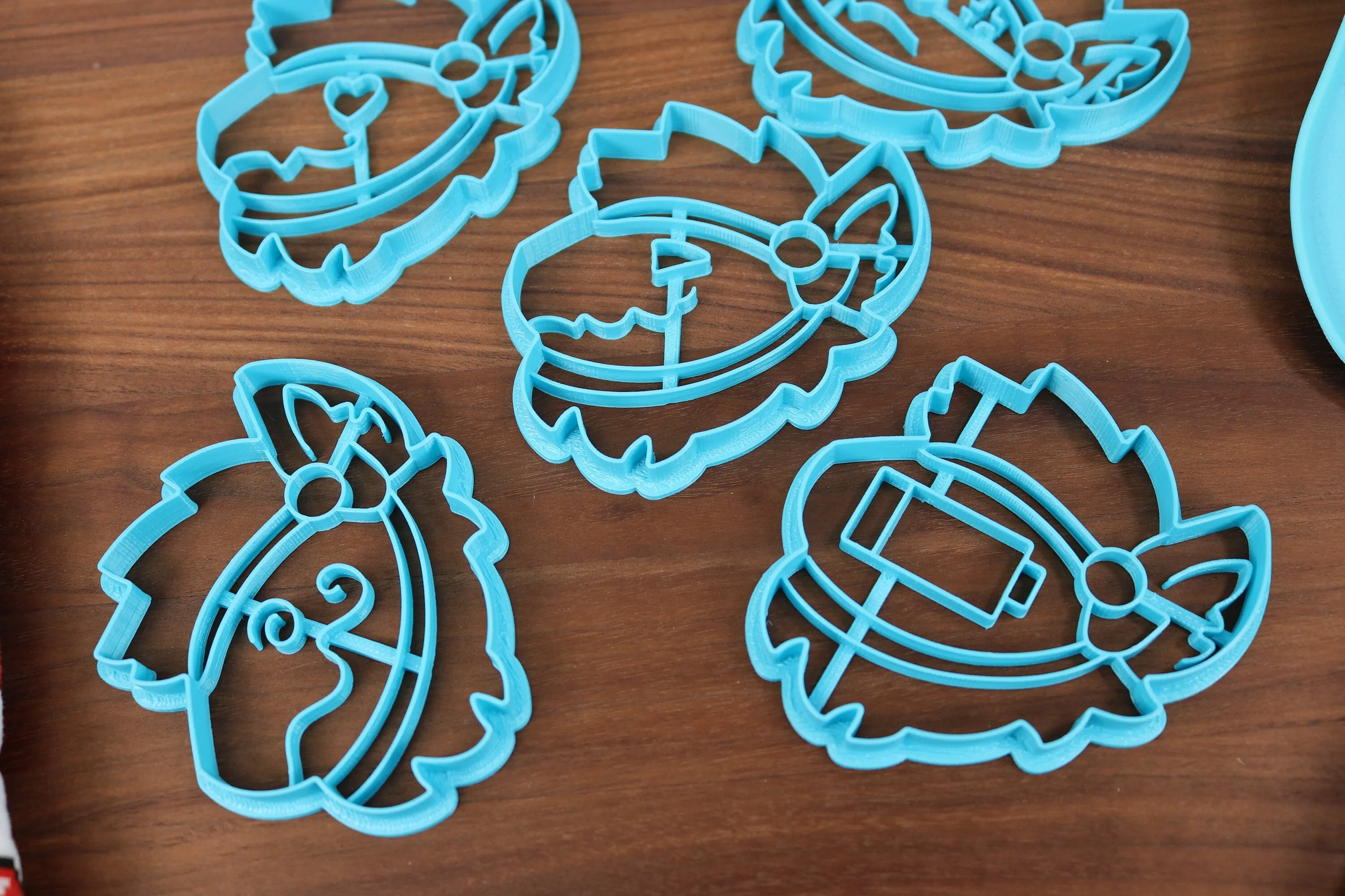 Furry Protogens Cookie Cutters - Protogen Emotions - Annoyed, Charged, Confused, Love, Smiling
