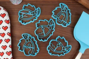 Furry Protogens Cookie Cutters - Protogen Emotions - Annoyed, Charged, Confused, Love, Smiling