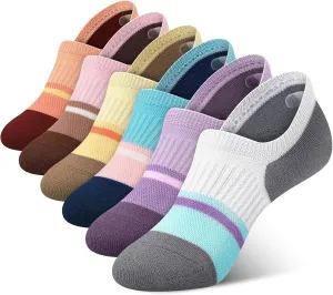 Gonii Women's No Show Socks Thin Breathable Anti-Slip High Elasticity Invisible for Sneakers Flats Loafers