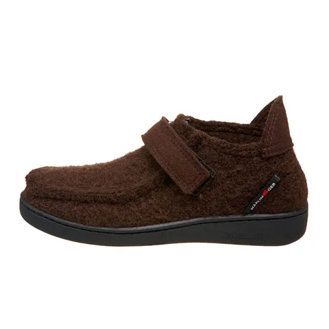 Haflinger Flynn Slip On Bootie (Women) - Chocolate
