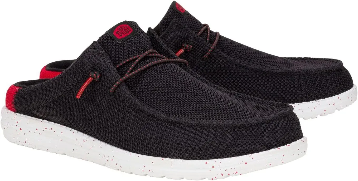 Hey Dude Men's Wally Slip Varsity, Mens Shoes, Men's Slip-on Loafers, Comfortable & Light-Weight