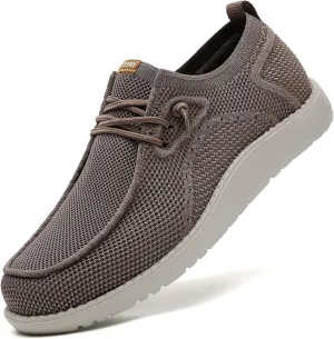 ITAZERO Men Extra Wide Shoes - 4E to 5E Wide Toe Box Shoes for Men XX Wide Width Swollen Feet - Men's Loafers & Slip-ons with Arch Support Insole for Plantar Fasciitis