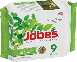 Jobes 01310 Fertilizer, 4 lb Pack, Spike, 16-4-4 N-P-K Ratio :PK 9: QUANTITY: 1