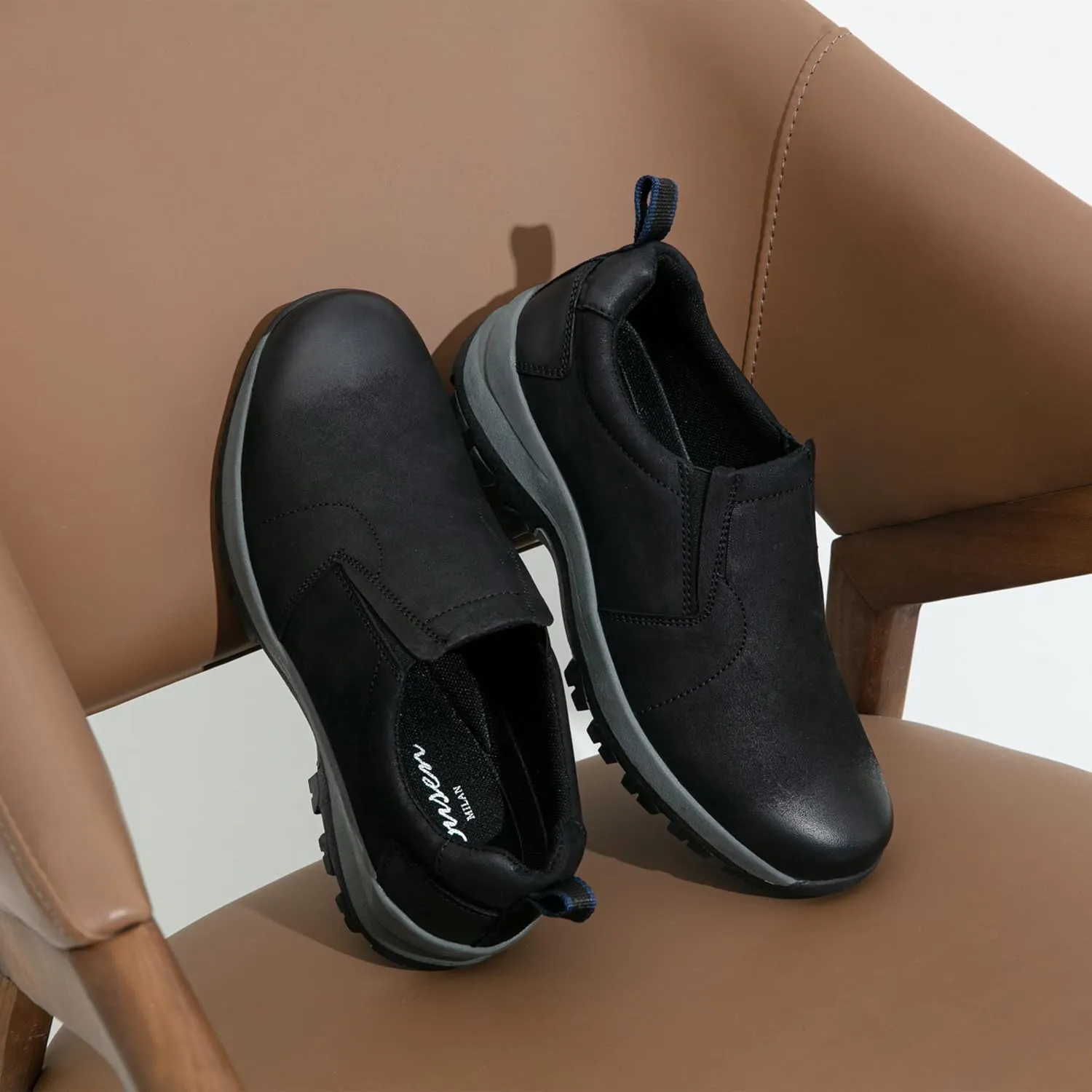 Jousen Loafers for Men Arch Support Comfortable Mens Slip On Shoes