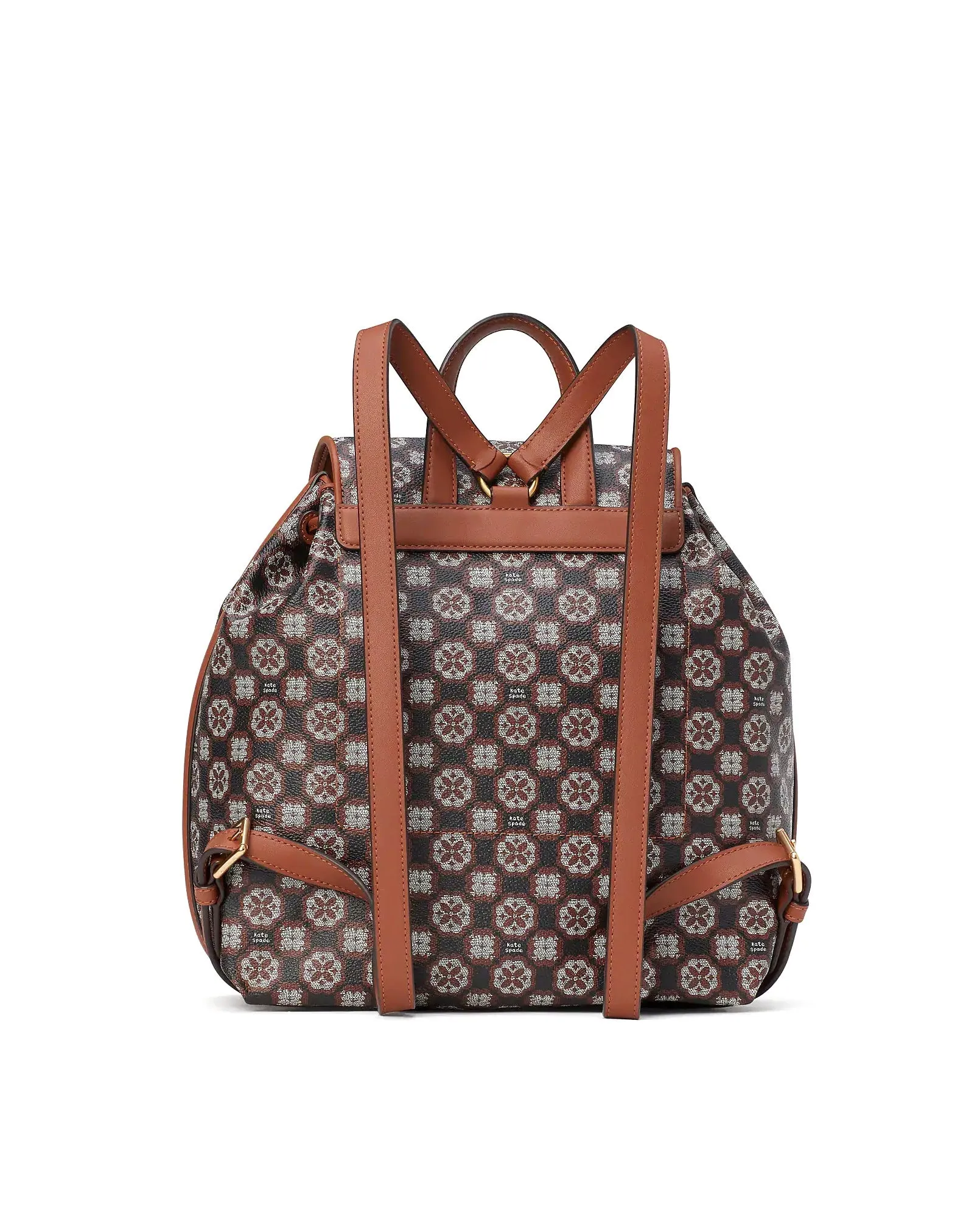 Kate Spade Women's Spade Flower Monogram Mia Flap Backpack
