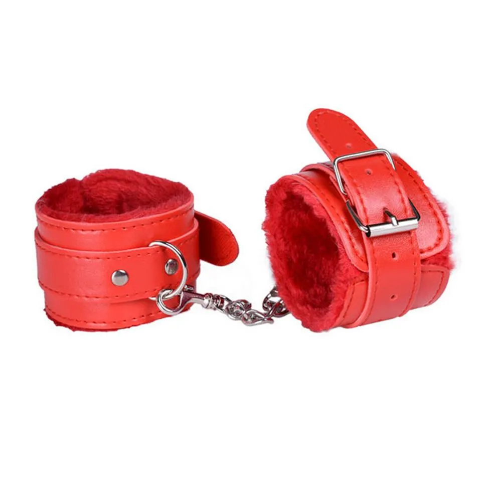 Kinky Wrist Restraints (Red)
