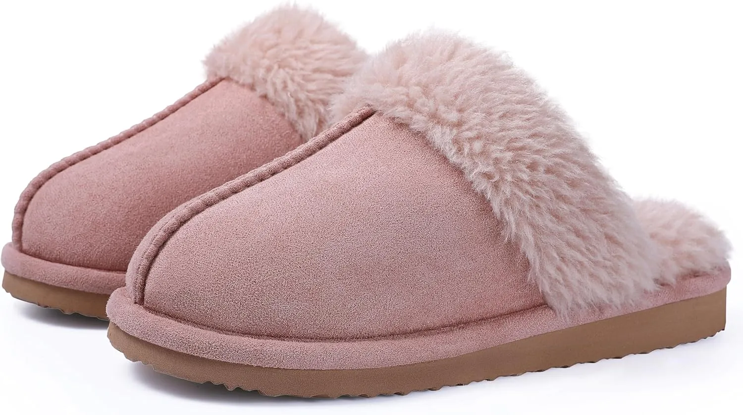 Litfun Women's Fuzzy Memory Foam Slippers Fluffy Winter House Shoes Indoor and Outdoor