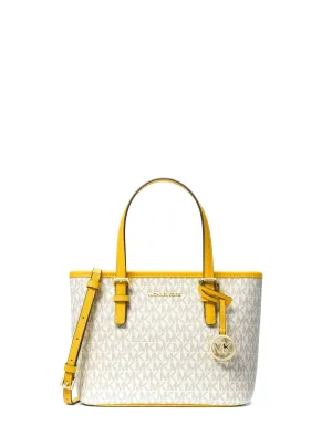 Michael Kors Jet Set Travel Extra-Small Logo Top-Zip Tote Bag