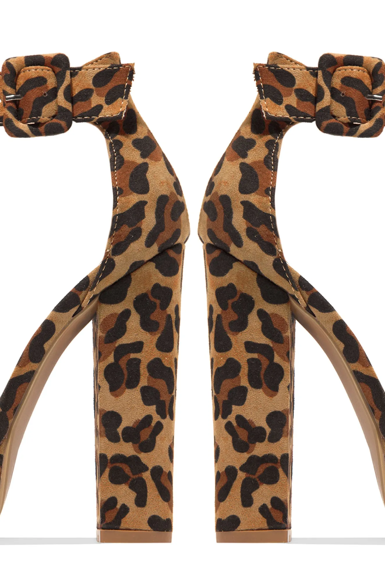 New Limits Platform Block Heels - Leopard