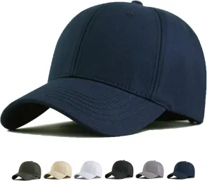 Oversize Baseball Cap XXL Big Head Hats for Men Large Head Hats Dad Hat Adjustable 23.6"-26.8"