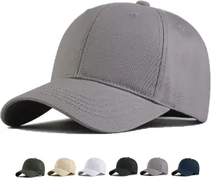Oversize Baseball Cap XXL Big Head Hats for Men Large Head Hats Dad Hat Adjustable 23.6"-26.8"