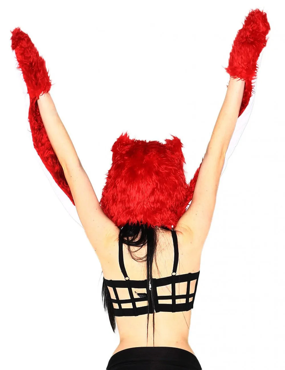 Red Furry Hood