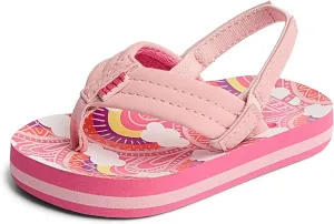 REEF Little Ahi Unisex-Child Beach Flip Flop, Soft Cushion Footbed, Water Friendly, Backstrap