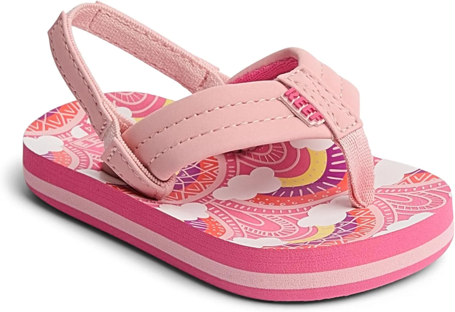REEF Little Ahi Unisex-Child Beach Flip Flop, Soft Cushion Footbed, Water Friendly, Backstrap