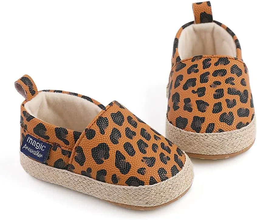 Sekantrol Baby Girls Boys Shoes,Infant Toddler Soft Sole Non Slip Flat Lazy Cute Loafers,Unisex Casual Oxford Dress Shoes