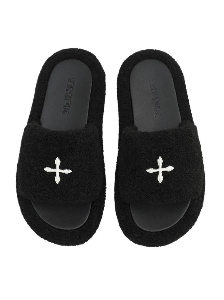 SMFK Compass Woolly Classic Furry Women Slippers