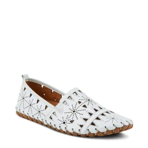Spring Step Women's Fusaro Perfed Loafer (White)
