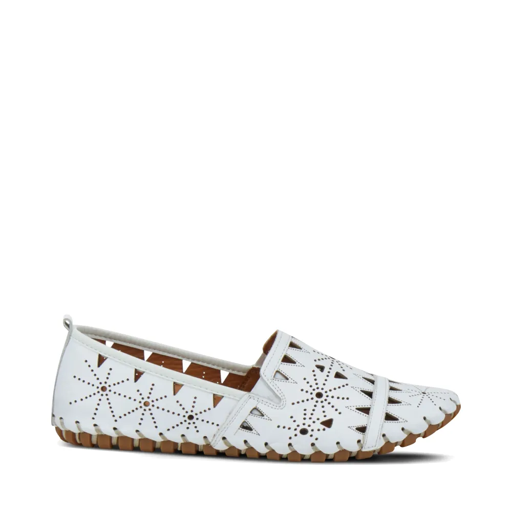 Spring Step Women's Fusaro Perfed Loafer (White)