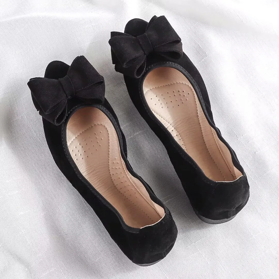 Stunner Womens Foldable Pointed Toe Ballet Flats Rhinestone Loafers Fashion Flats