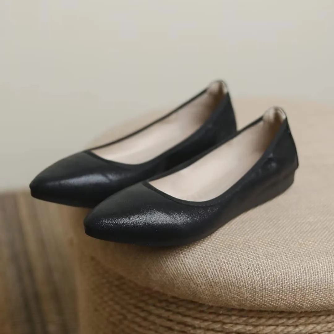 Stunner Womens Foldable Pointed Toe Ballet Flats Rhinestone Loafers Fashion Flats
