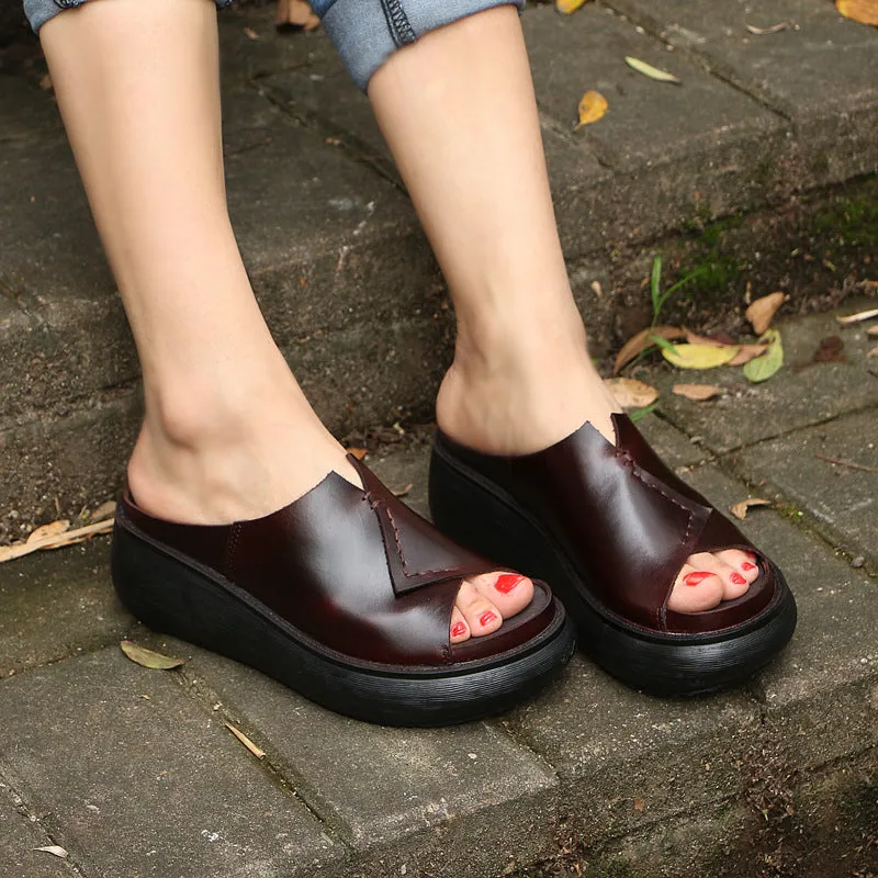 Summer Wedge Retro Slipper | Gift Shoes