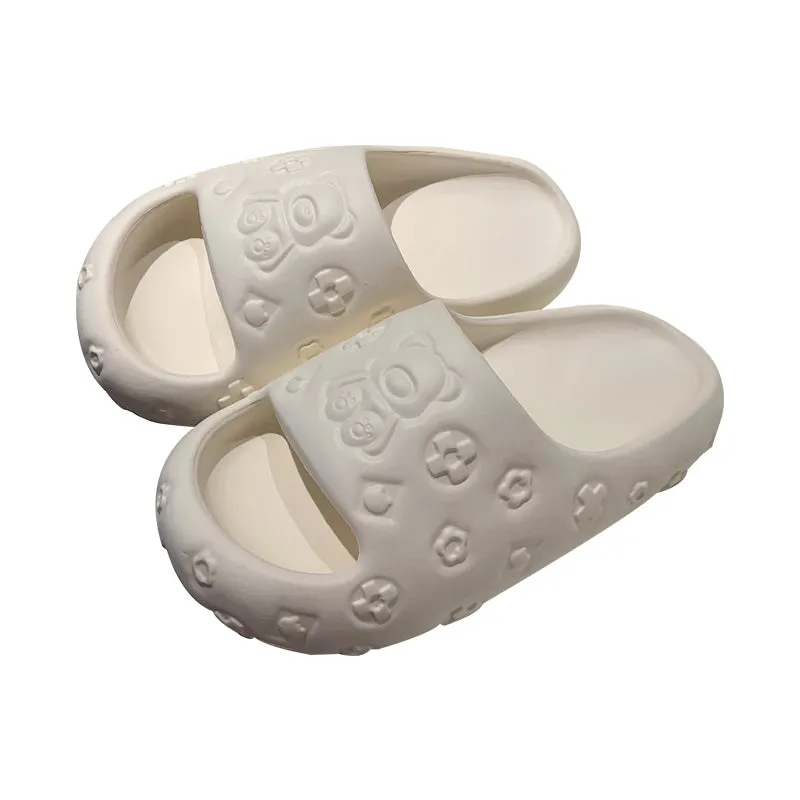 Teddy Bear Slipper Slides for Girls