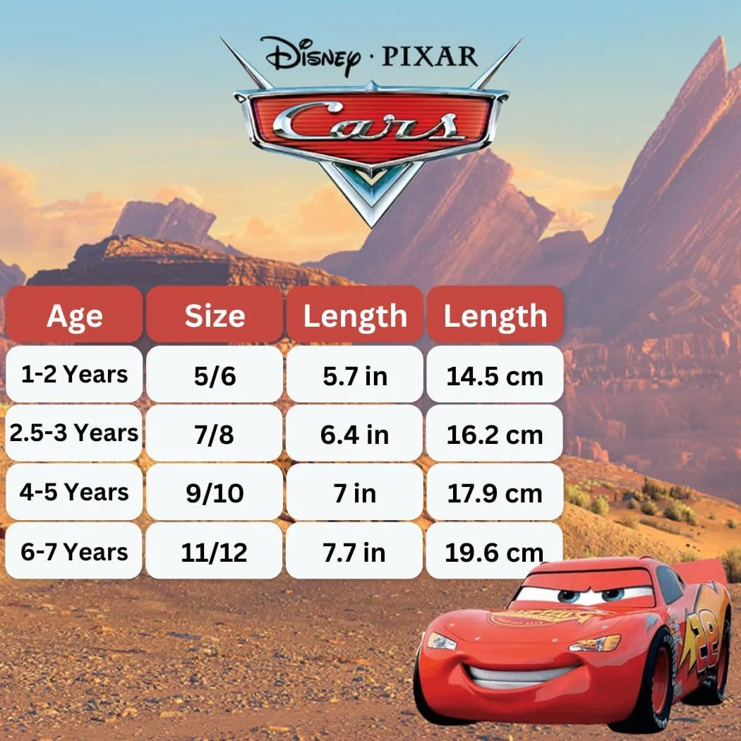 Toy Story Cars Boys Water Shoes Kids Sandals - Lightning McQueen Woody Buzz Lightyear Pool Aqua Socks Bungee Waterproof Quick Dry (Toddler-Little Kid)